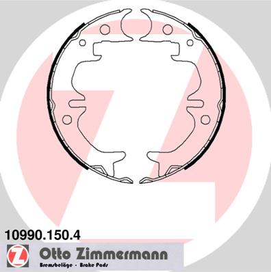 Комплект тормозных колодок, стояночная тормозная система - 10990.150.4 ZIMMERMANN