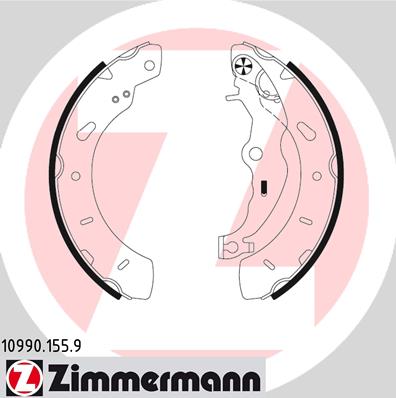 Bremsbackensatz - 10990.155.9 ZIMMERMANN