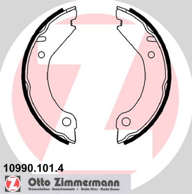 Комплект тормозных колодок, стояночная тормозная система - 10990.101.4 ZIMMERMANN
