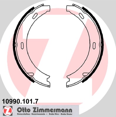 Комплект тормозных колодок, стояночная тормозная система - 10990.101.7 ZIMMERMANN