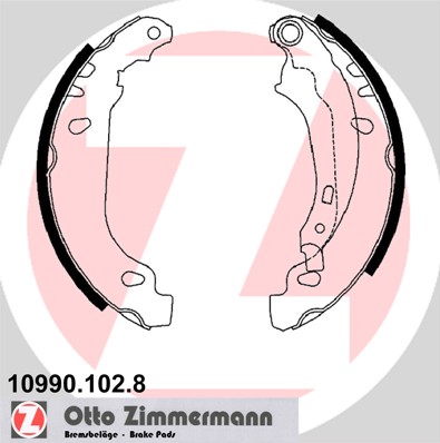 Brake Shoe Set - 10990.102.8 ZIMMERMANN