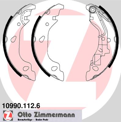 Brake Shoe Set - 10990.112.6 ZIMMERMANN