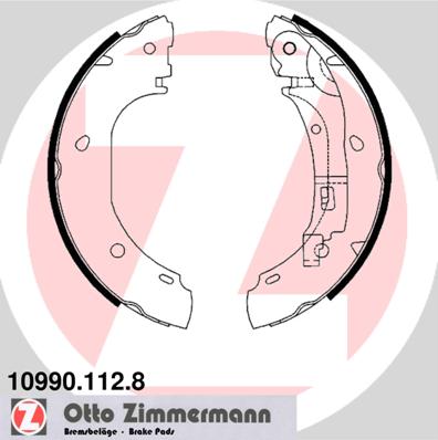 Brake Shoe Set - 10990.112.8 ZIMMERMANN