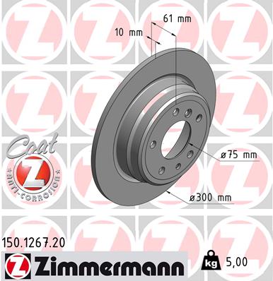 Discofreno - 150.1267.20 ZIMMERMANN