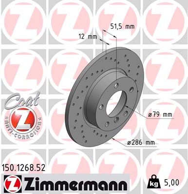 Discofreno - 150.1268.52 ZIMMERMANN
