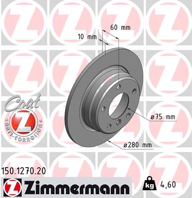 Discofreno - 150.1270.20 ZIMMERMANN