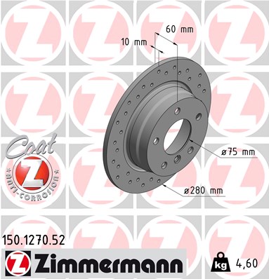 Discofreno - 150.1270.52 ZIMMERMANN