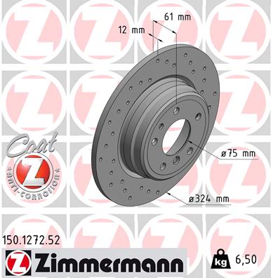 Discofreno - 150.1272.52 ZIMMERMANN