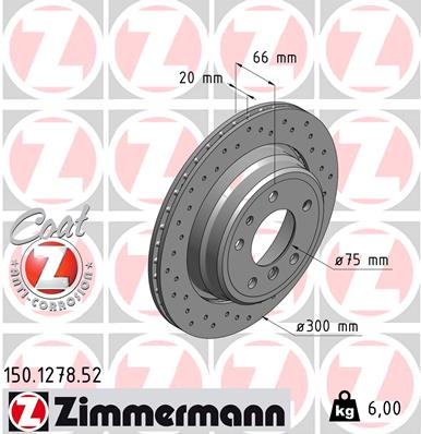 Discofreno - 150.1278.52 ZIMMERMANN