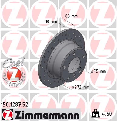 Discofreno - 150.1287.52 ZIMMERMANN