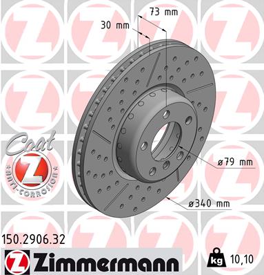 Discofreno - 150.2906.32 ZIMMERMANN