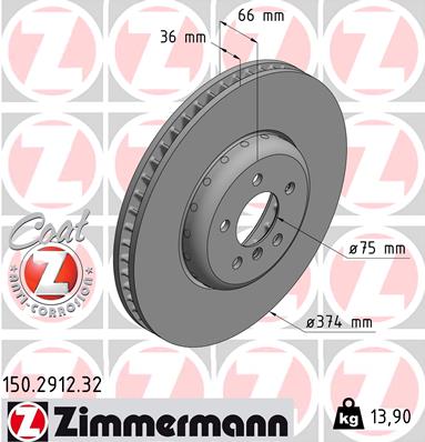 Discofreno - 150.2912.32 ZIMMERMANN