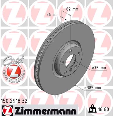 Discofreno - 150.2918.32 ZIMMERMANN