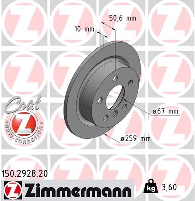 Discofreno - 150.2928.20 ZIMMERMANN