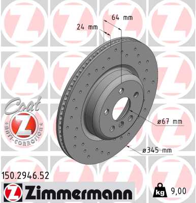 Discofreno - 150.2946.52 ZIMMERMANN