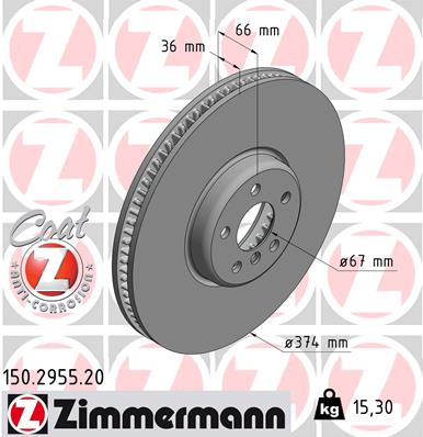 Discofreno - 150.2955.20 ZIMMERMANN