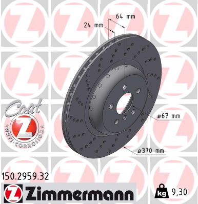Discofreno - 150.2959.32 ZIMMERMANN
