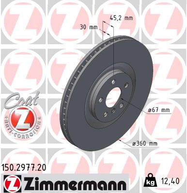 Discofreno - 150.2977.20 ZIMMERMANN