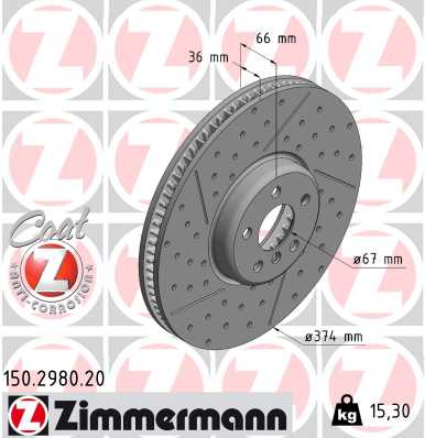 Discofreno - 150.2980.20 ZIMMERMANN