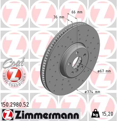 Discofreno - 150.2980.52 ZIMMERMANN
