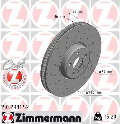 Discofreno - 150.2981.52 ZIMMERMANN