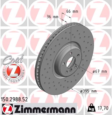 Discofreno - 150.2988.52 ZIMMERMANN