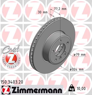 Discofreno - 150.3403.20 ZIMMERMANN
