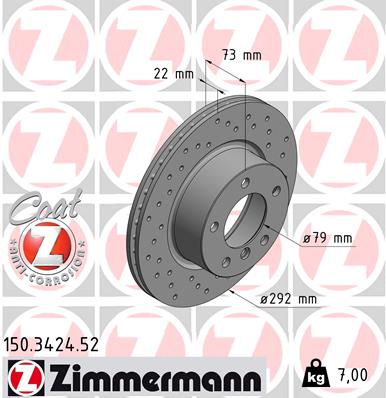 Discofreno - 150.3424.52 ZIMMERMANN