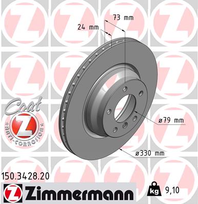 Discofreno - 150.3428.20 ZIMMERMANN