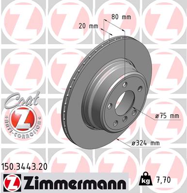 Discofreno - 150.3443.20 ZIMMERMANN