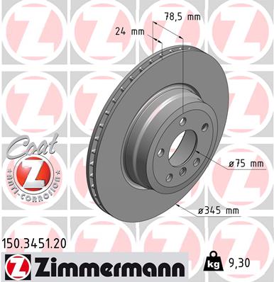 Discofreno - 150.3451.20 ZIMMERMANN