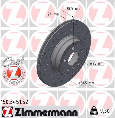 Discofreno - 150.3451.52 ZIMMERMANN