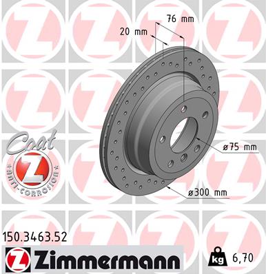 Discofreno - 150.3463.52 ZIMMERMANN