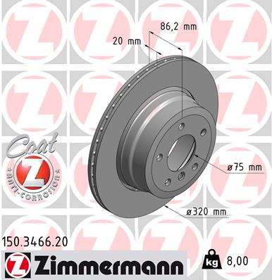 Discofreno - 150.3466.20 ZIMMERMANN