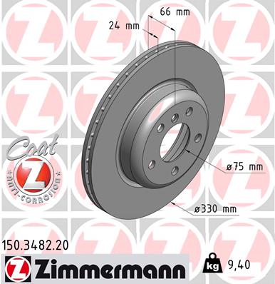 Discofreno - 150.3482.20 ZIMMERMANN
