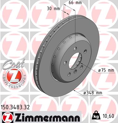 Discofreno - 150.3483.32 ZIMMERMANN