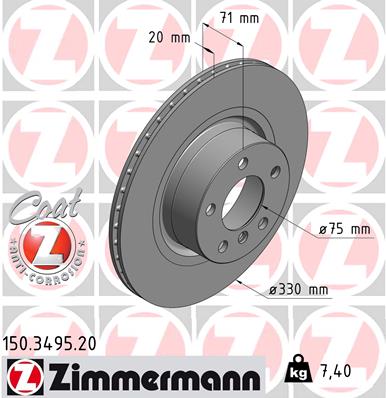 Discofreno - 150.3495.20 ZIMMERMANN