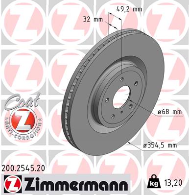 Discofreno - 200.2545.20 ZIMMERMANN