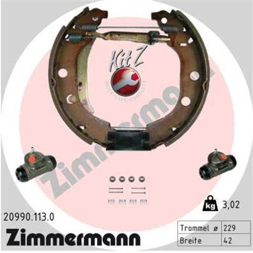 Brake Pad Set, disc brake - 25347.140.2 ZIMMERMANN
