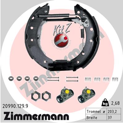 Brake Shoe Set - 20990.129.9 ZIMMERMANN