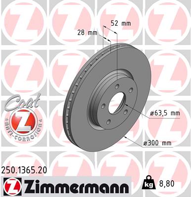 Discofreno - 250.1365.20 ZIMMERMANN