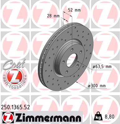 Discofreno - 250.1365.52 ZIMMERMANN