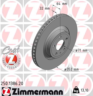 Discofreno - 250.1386.20 ZIMMERMANN
