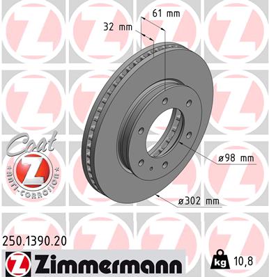 Discofreno - 250.1390.20 ZIMMERMANN