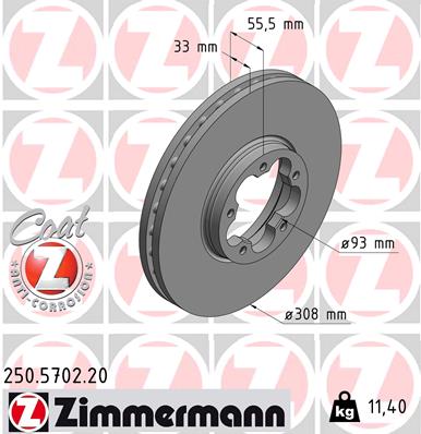 Discofreno - 250.5702.20 ZIMMERMANN