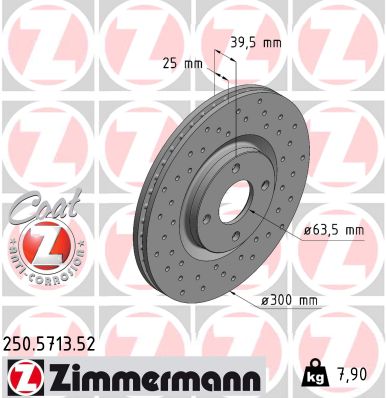 Discofreno - 250.5713.52 ZIMMERMANN