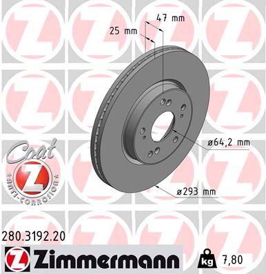 Discofreno - 280.3192.20 ZIMMERMANN
