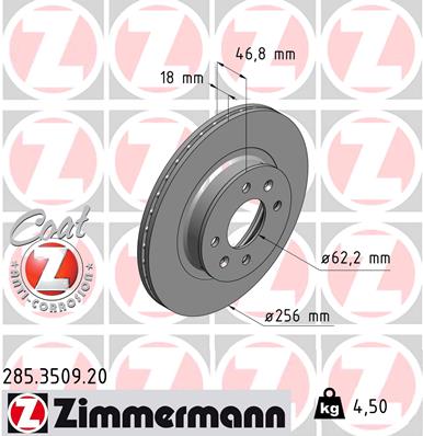 Discofreno - 285.3509.20 ZIMMERMANN