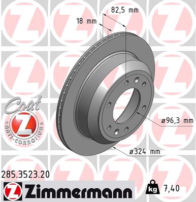 Discofreno - 285.3523.20 ZIMMERMANN