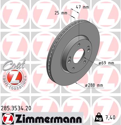 Discofreno - 285.3534.20 ZIMMERMANN